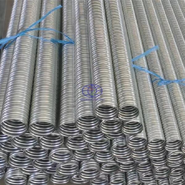 prestressed metal corrugated pipe used as the grout tube